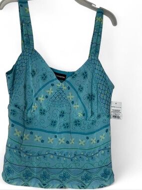 Northwest Teal Printed Camisole Tank